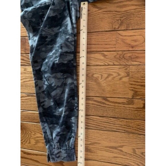 Spanx Women Sz Large Gray Camo Stretch Twill Cargo Jogger Size - Picture 12 of 14